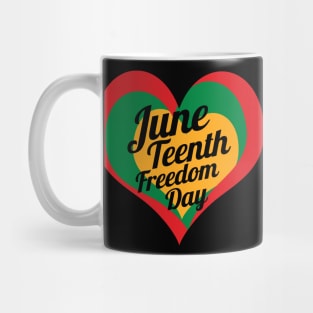 African Heart Freedom Day Juneteenth Mug